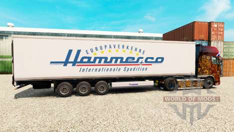 Pele Martelo para a semi-refrigerados para Euro Truck Simulator 2
