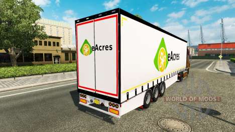 Cortina semi-reboque Krone EuroAcres para Euro Truck Simulator 2