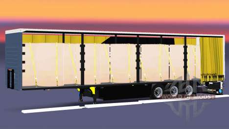 Cortina semi-reboque Schmitz Cargobull Dischner para Euro Truck Simulator 2