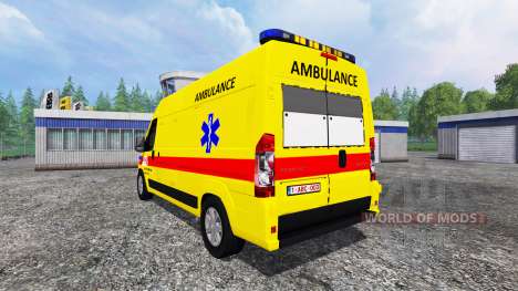 Peugeot Boxer [ambulance] para Farming Simulator 2015