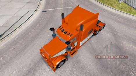 Скин Tri-State Commodities на Peterbilt 389 para American Truck Simulator