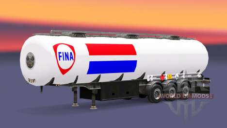 A pele Fina de combustível, semi-reboque para Euro Truck Simulator 2