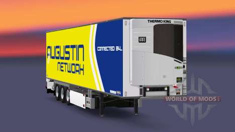 Semi-reboque frigorífico Chereau Augustin Rede para Euro Truck Simulator 2