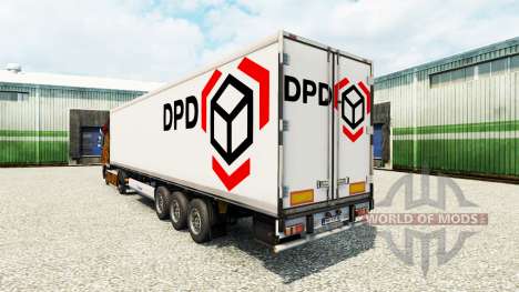 Pele DPD para o semi-refrigerados para Euro Truck Simulator 2