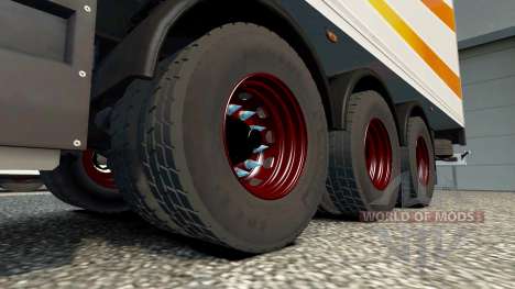 Rodas novas para reboques para Euro Truck Simulator 2