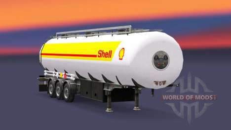 A pele Casca de combustível trailer para Euro Truck Simulator 2
