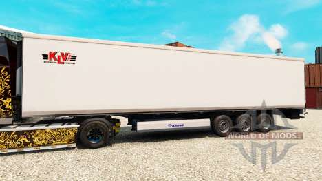 Pele KLV para o semi-refrigerados para Euro Truck Simulator 2