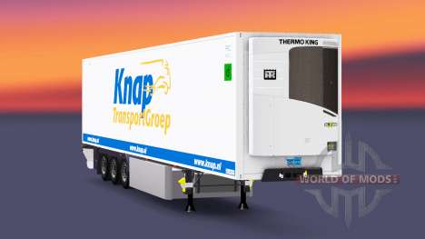 Caminhão de cargas reefer PT Botão de Transporte para Euro Truck Simulator 2