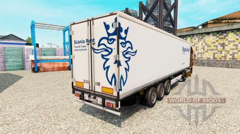 Pele Scania Alugar para o semi-refrigerados para Euro Truck Simulator 2