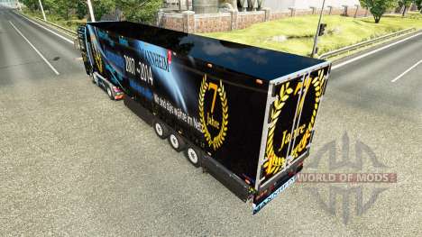 Semi-reboque frigorífico Schmitz DJ Charty para Euro Truck Simulator 2