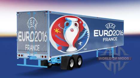 Pele Euro 2016 trailer para American Truck Simulator