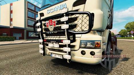 O pára-choques V8 v2.0 caminhão Scania para Euro Truck Simulator 2