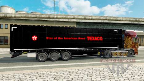 Pele Texaco semi para Euro Truck Simulator 2