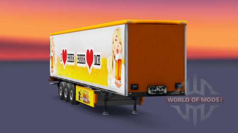 Pele de Cerveja para reboques para Euro Truck Simulator 2