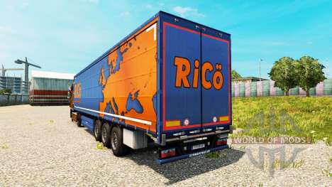 Pele Rico em reboques para Euro Truck Simulator 2