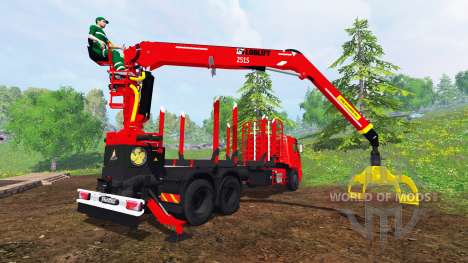 KamAZ-65117 6x4 [madeira] para Farming Simulator 2015