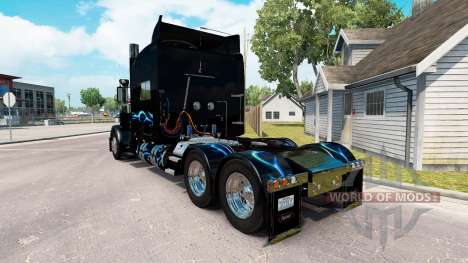 Bluesway pele para o caminhão Peterbilt 389 para American Truck Simulator