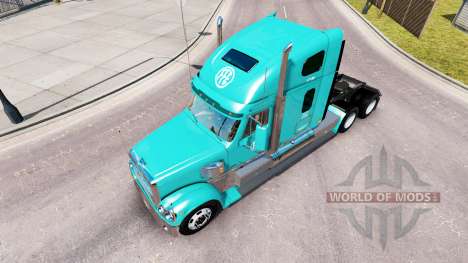 Pele FFE no caminhão Freightliner Coronado para American Truck Simulator