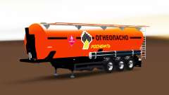 Tanque de combustível, semi-reboque Rosneft para Euro Truck Simulator 2