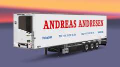 Semi-reboque frigorífico Chereau Andreas Andresen para Euro Truck Simulator 2