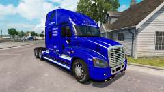 Скин Transportadora Nacional на Freightliner Cascadia para American Truck Simulator