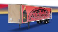 A pele do Alasca Empresa de fabricação de Cerveja no trailer para American Truck Simulator