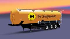 Semi-reboque-tanque HM Spedition & Logistik para Euro Truck Simulator 2