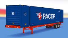 Semi-reboque recipiente Pacer para American Truck Simulator