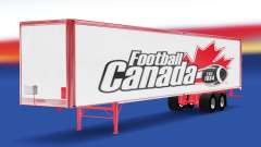 Pele de Futebol do Canadá no trailer para American Truck Simulator