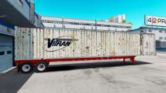 Semi-reboque recipiente Vitran para American Truck Simulator