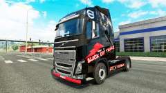 A pele do Gato Preto Trans para a Volvo caminhões para Euro Truck Simulator 2