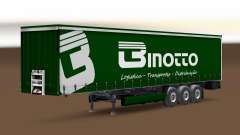 Binotto Transportes pele para engate de reboque cortina para Euro Truck Simulator 2