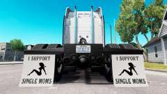 Guarda-lamas eu Apoio a Mães solteiras v1.8 para American Truck Simulator