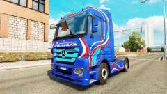 Pele Azul Edition unidade de tracionamento Mercedes-Benz para Euro Truck Simulator 2
