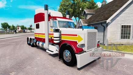 A pele do IN-N-OUT para o caminhão Peterbilt 389 para American Truck Simulator
