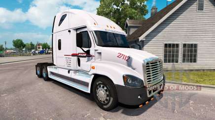 Скин P. A. M. de Transporte на Freightliner Cascadia para American Truck Simulator