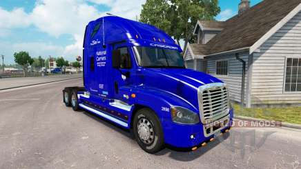 Скин Transportadora Nacional на Freightliner Cascadia para American Truck Simulator