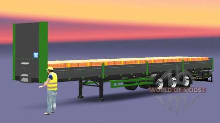 O Kogel semi-reboque, com uma carga de tijolos para Euro Truck Simulator 2