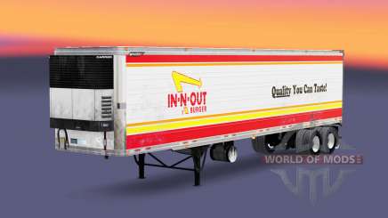 A pele do IN-N-OUT para o semi-refrigerados para American Truck Simulator