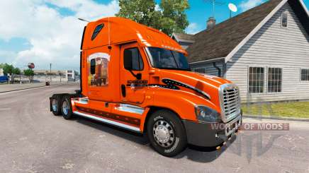 Pele SCHNEIDER caminhão Freightliner Cascadia para American Truck Simulator