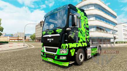 Dragão verde para a pele do HOMEM de caminhão para Euro Truck Simulator 2