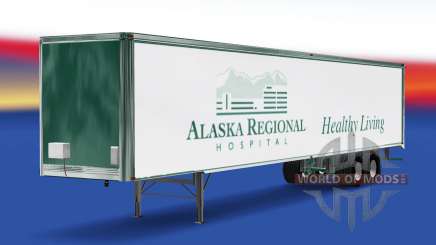 Pele Alasca Hospital Regional sobre o trailer para American Truck Simulator