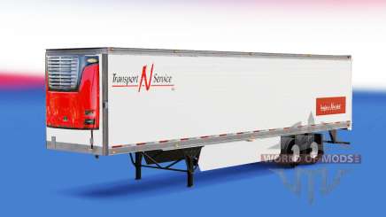 Pele de Transporte N Serviço de v2.0 na semi-reboque para American Truck Simulator