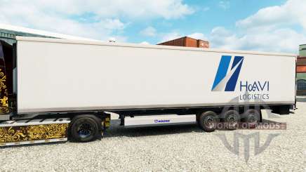 Pele DE Logística para o semi-refrigerados para Euro Truck Simulator 2