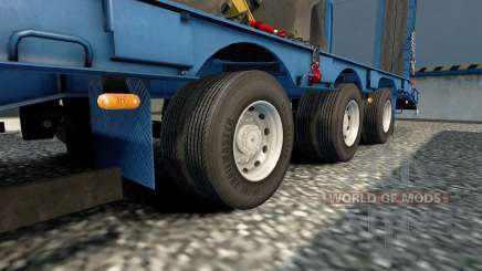 Rodas duplas para reboques para Euro Truck Simulator 2