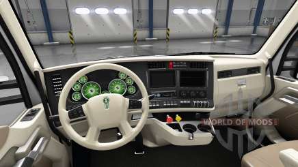 Interior Verde de Discagem para Kenworth T680 para American Truck Simulator