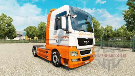 Excelência em Transportes de pele para HOMEM caminhão para Euro Truck Simulator 2