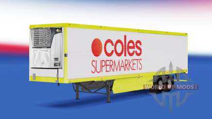 Pele Supermercados Coles no trailer para American Truck Simulator