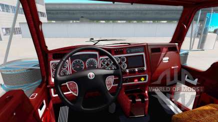 O interior da v1.1 para Kenworth W900 para American Truck Simulator