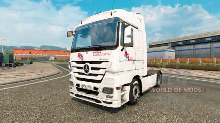 Pele BGL para trator Mercedes-Benz para Euro Truck Simulator 2